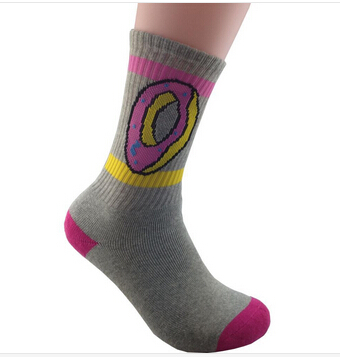 Odd Future Donut Socks Cotton Sport Basketball Hip Hop Thick Unisex