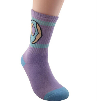 Odd Future Donut Socks Cotton Sport Basketball Hip Hop Thick Unisex