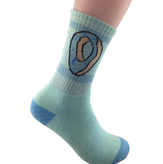 Odd Future Donut Socks Cotton Sport Basketball Hip Hop Thick Unisex